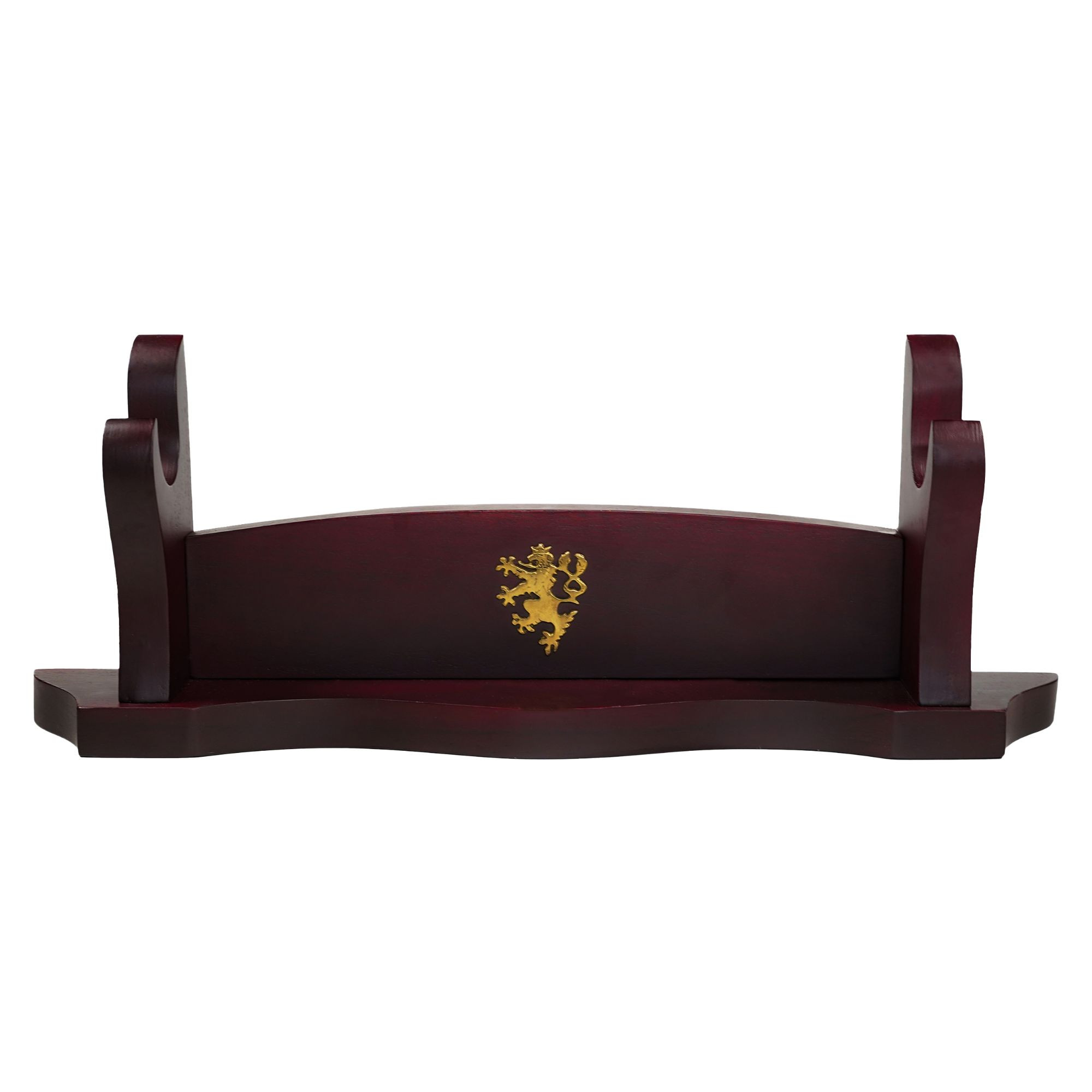 Desktop support in wood to hang 1 sword