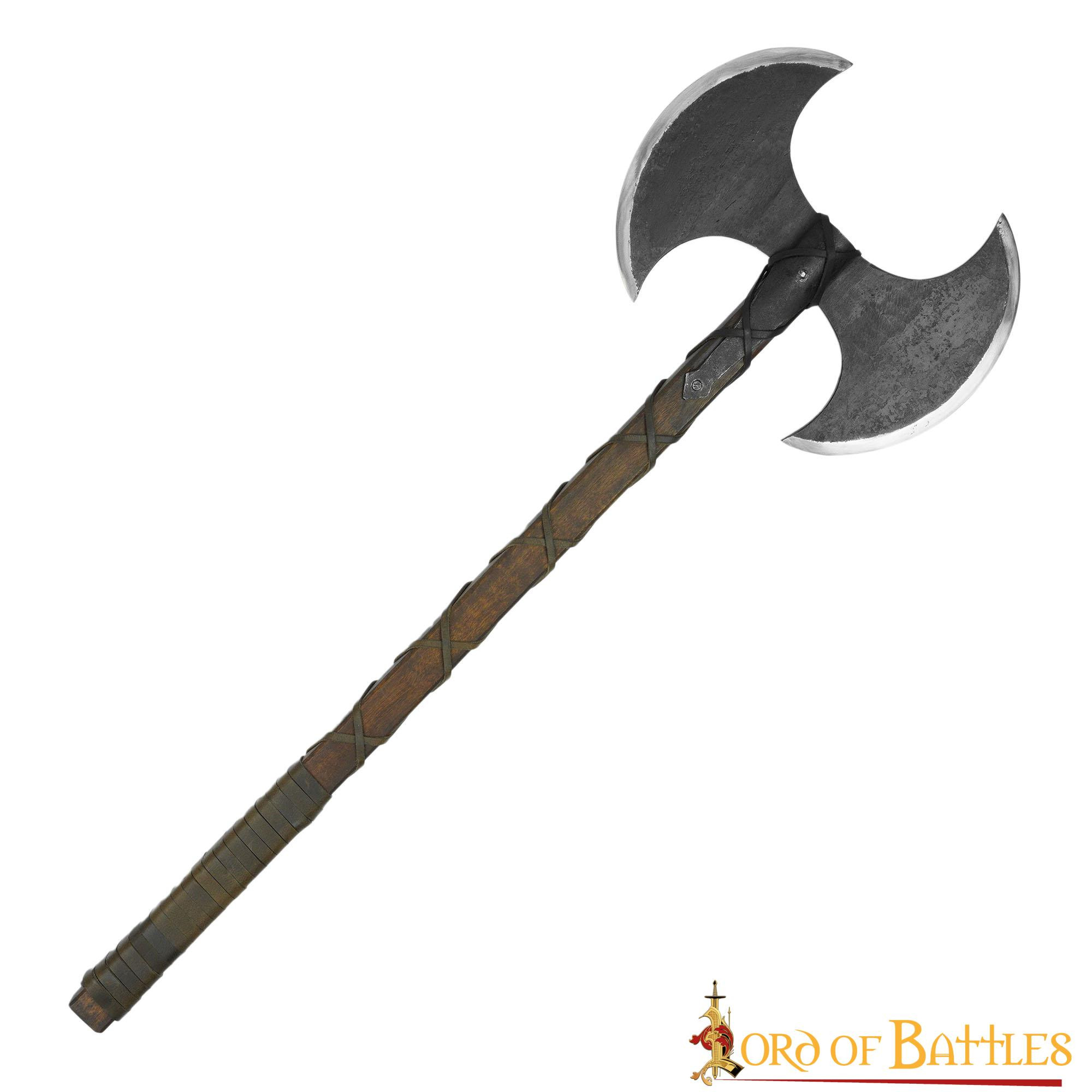 Viking double-edged ax in carbon steel (91 cm.)