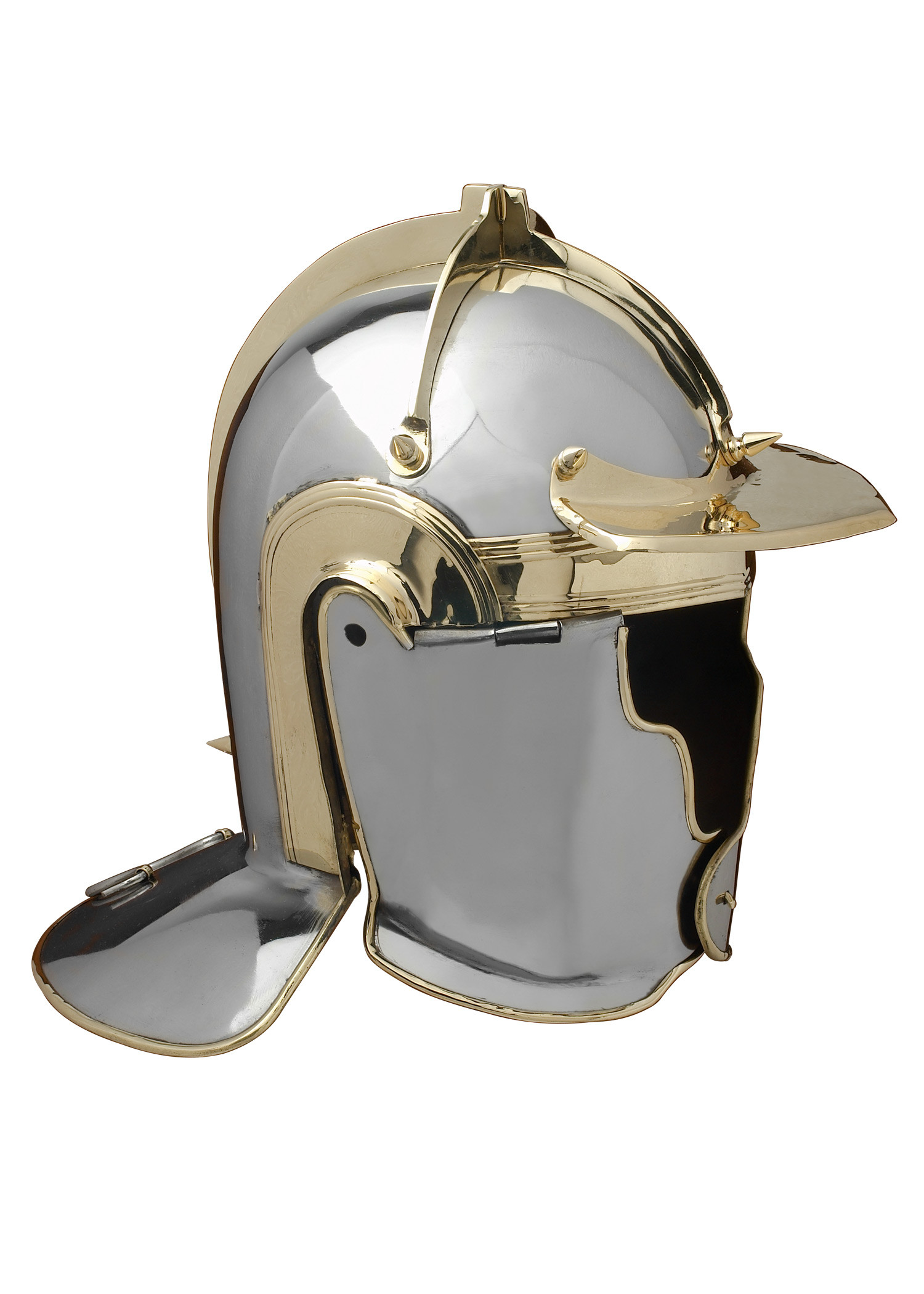 Roman helmet Auxiliary Infantry Heddernheim, steel and brass