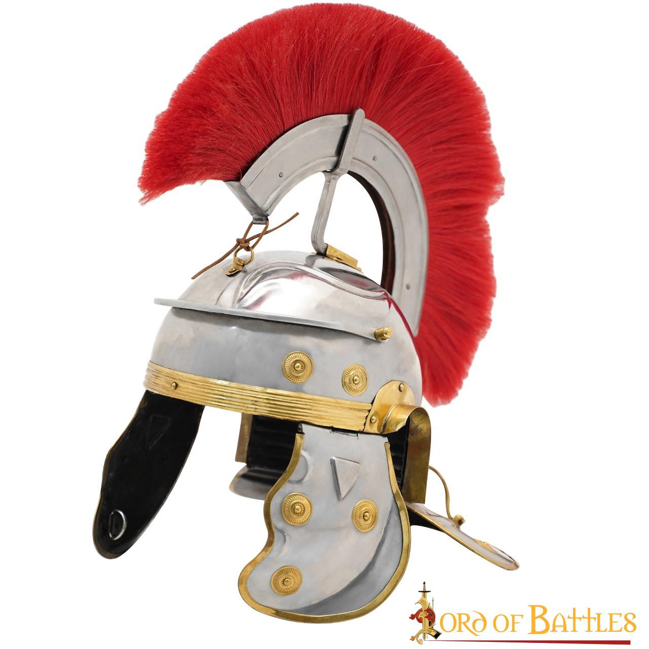 Weisenau Roman legionary helmet with red crest
