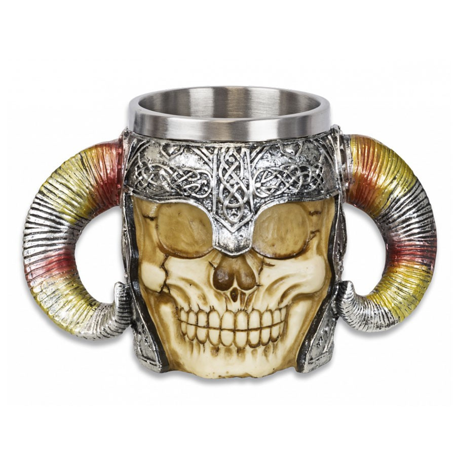 viking skull jug
