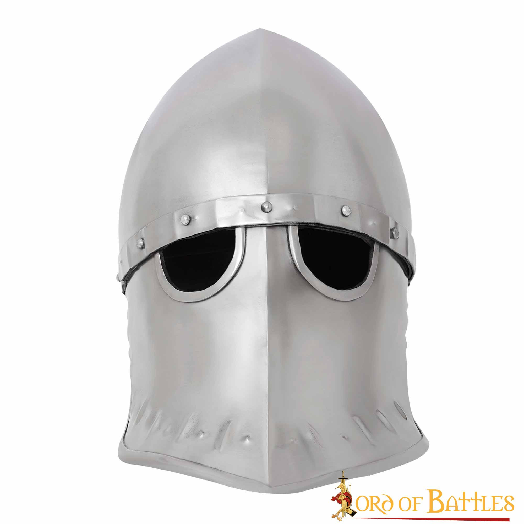 Italo-Norman helmet with mask (12th century)