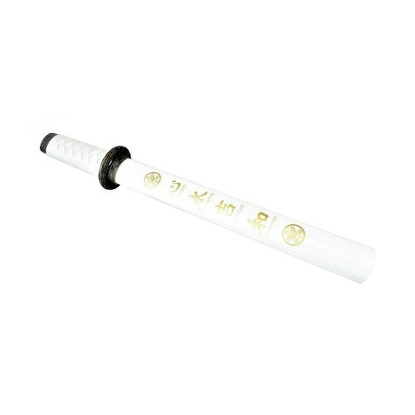 White ornamental Japanese tanto (42.5 cm.)