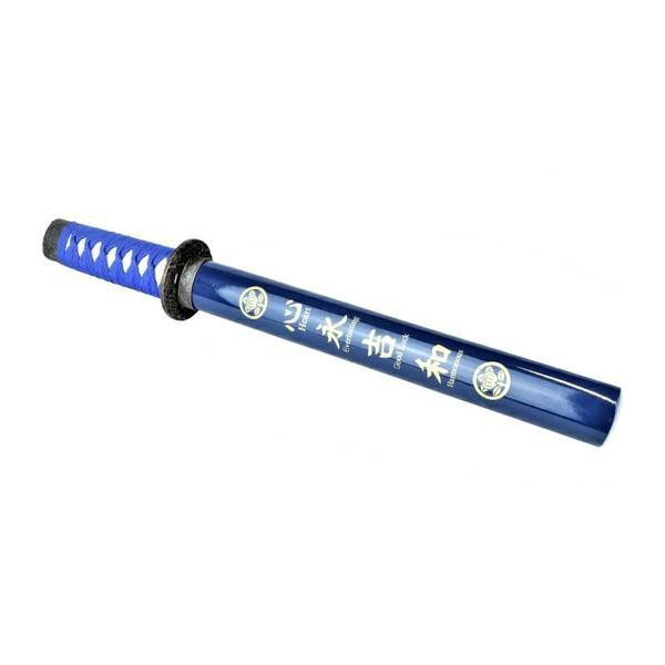 Blue ornamental Japanese tanto (42.5 cm.)