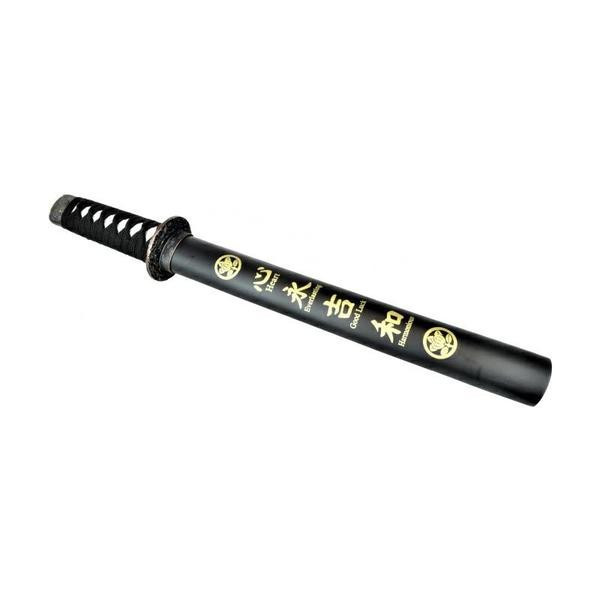 Black ornamental Japanese tanto (42.5 cm.)