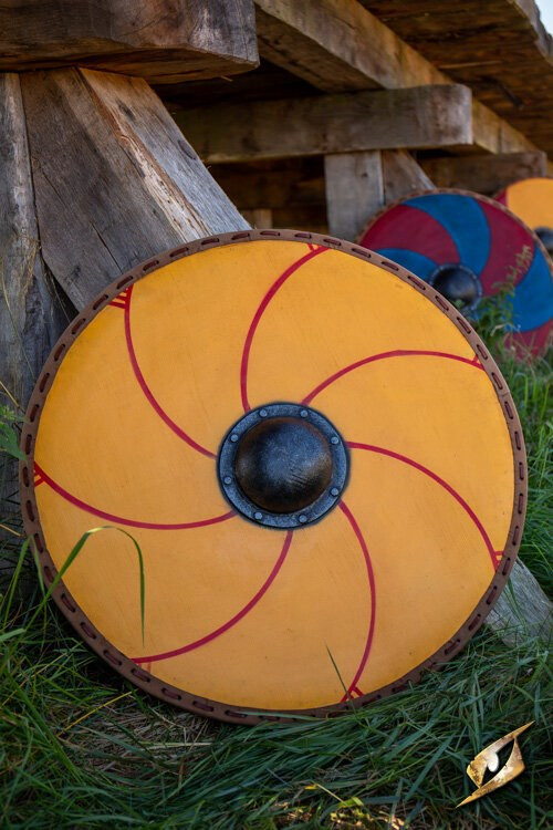Gastir Viking Shield for LARP (Yellow)