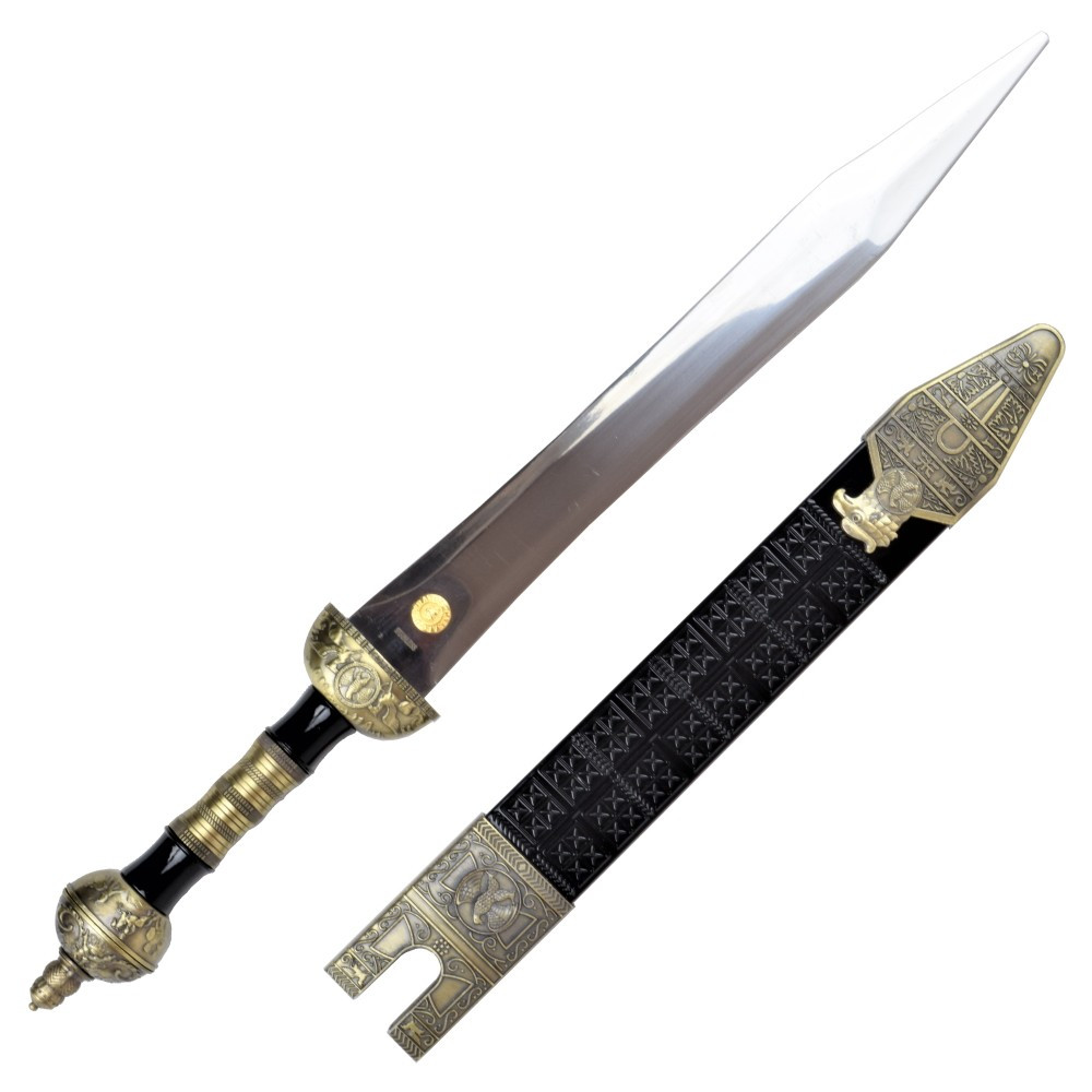 Ornamental dagger Roman legions with scabbard (44 cm.)