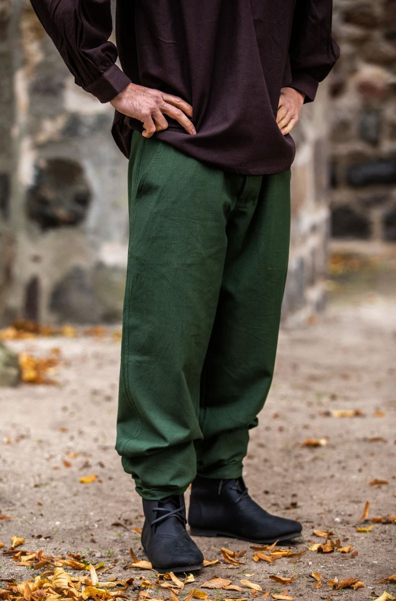 Soft green medieval pants