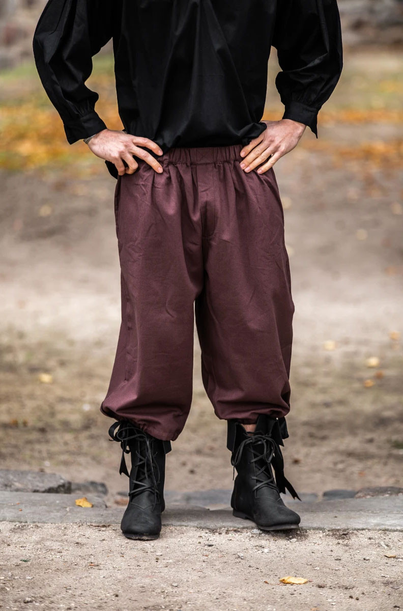 Vincent pirate pants, brown color