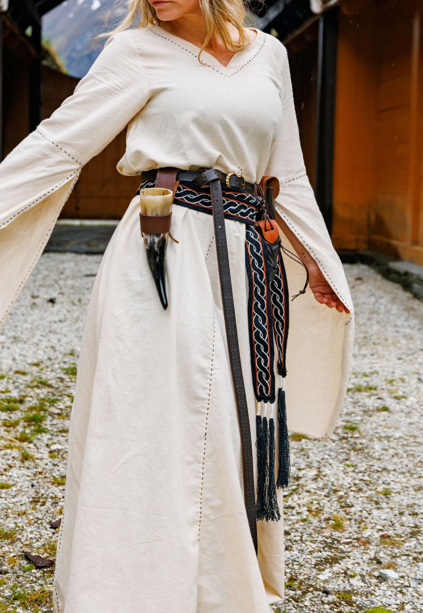 Viking belt model Elina, black cotton