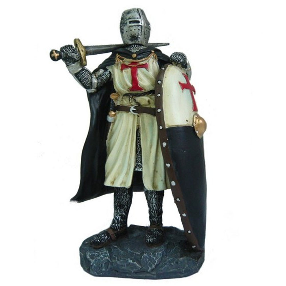 Knight Templar sword and shield miniature (12 cm.)