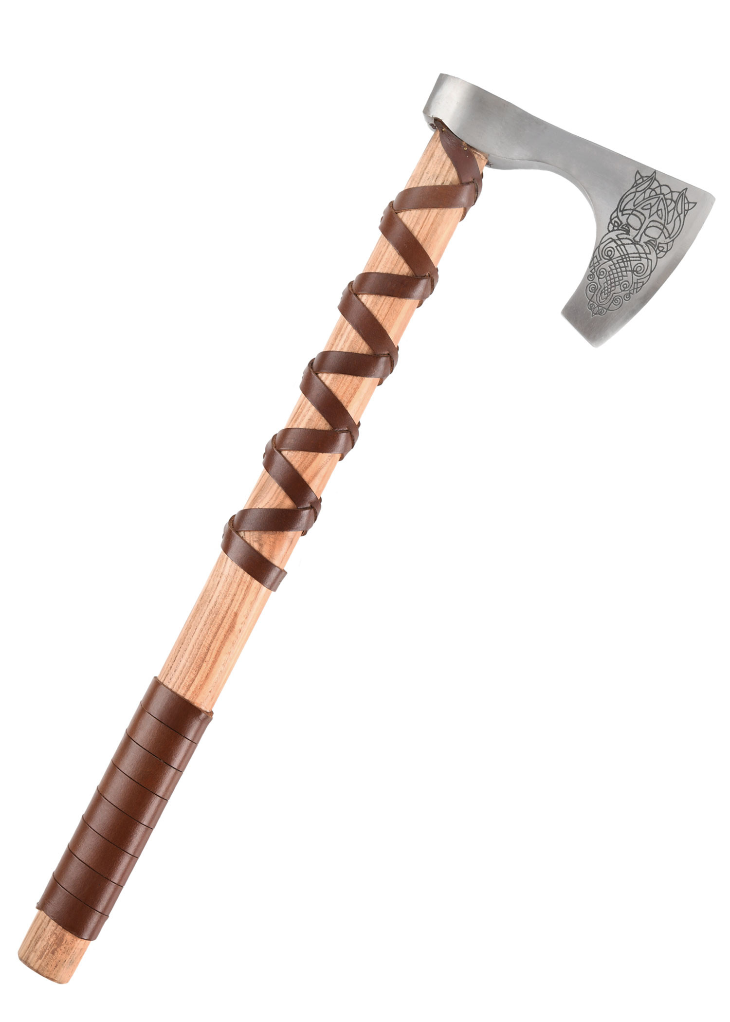Norwegian cast steel ax with engravings (Type C)