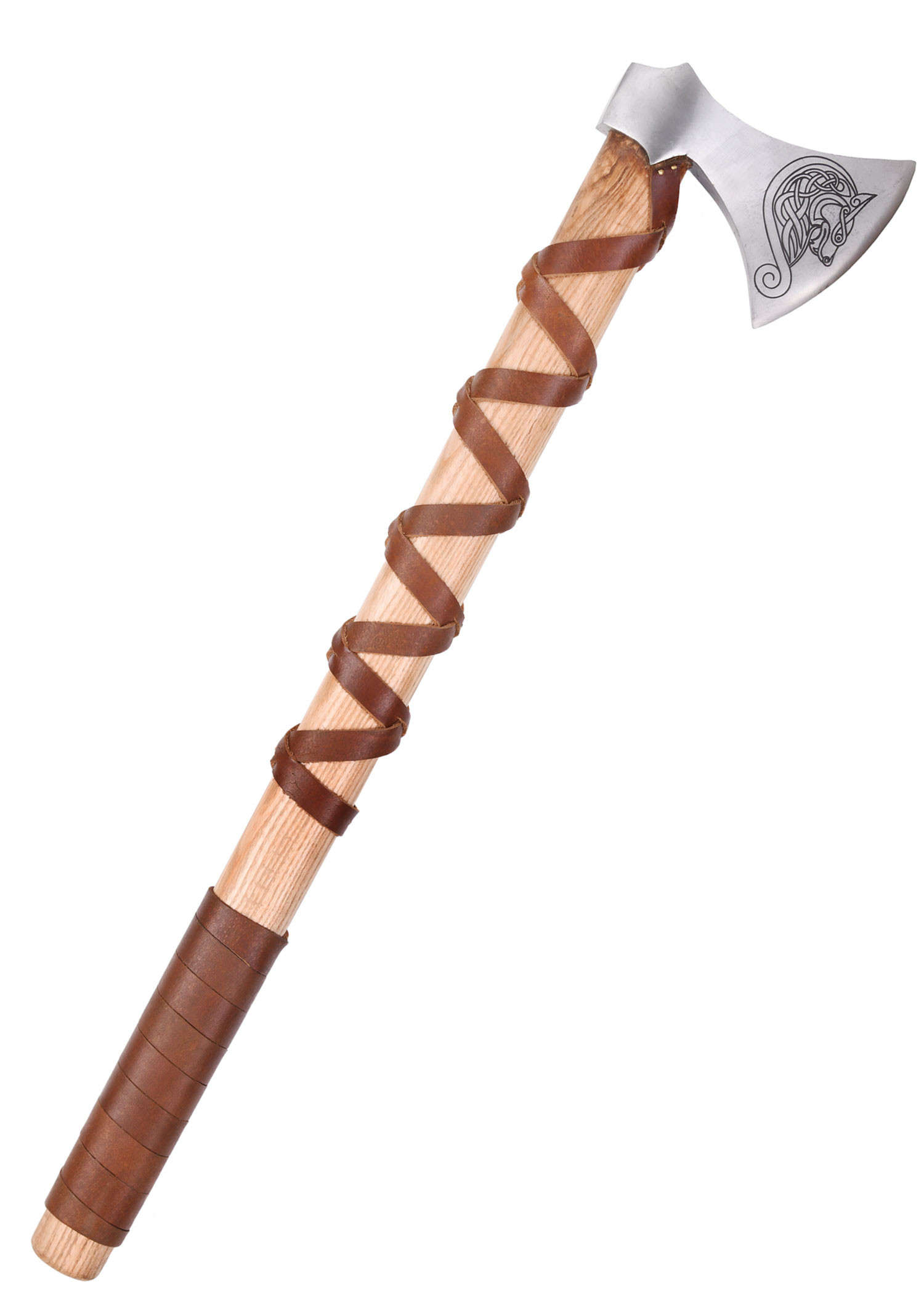 Norwegian cast steel ax with engravings (Type G)
