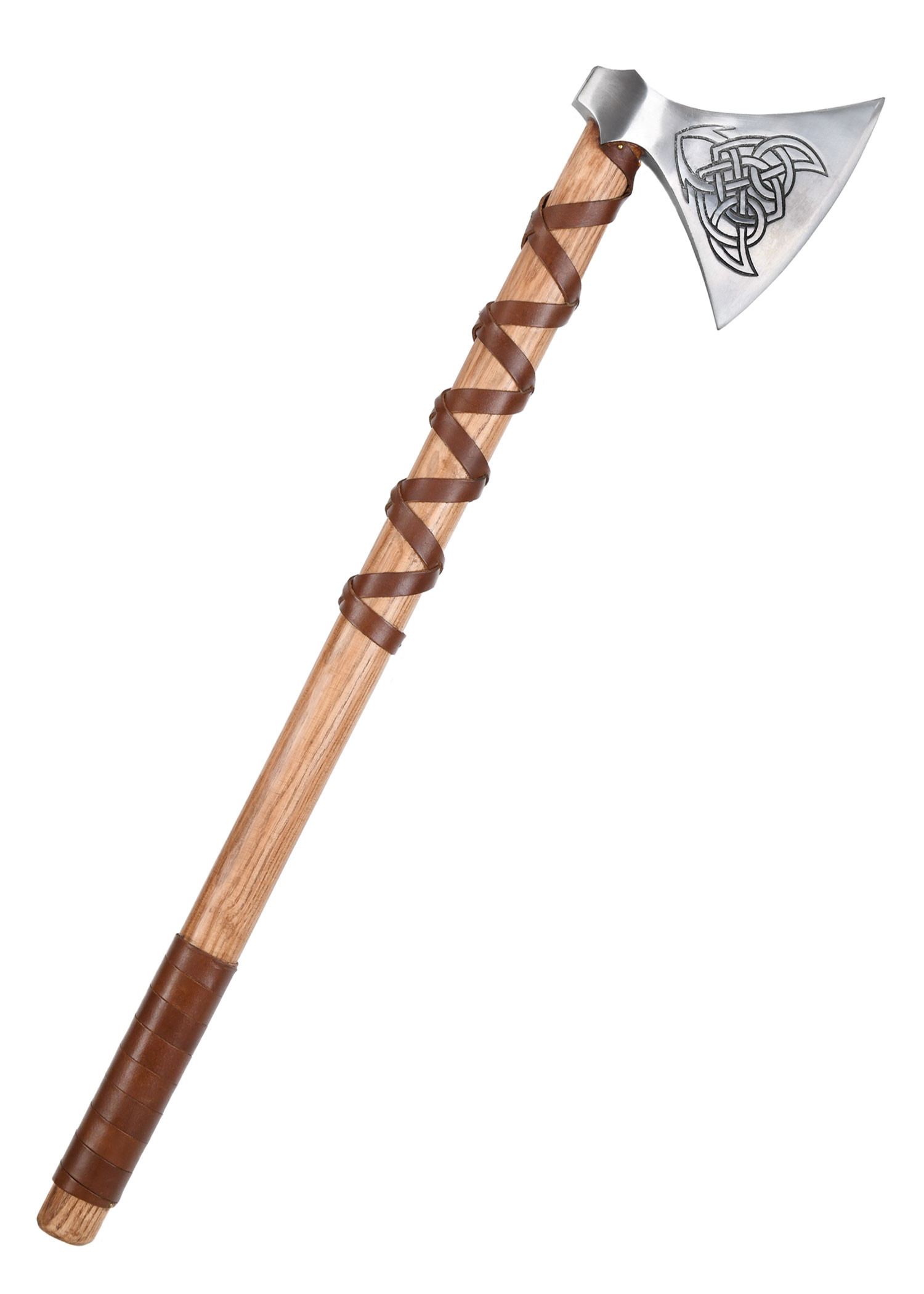 Norwegian cast steel ax with engravings (Type M)