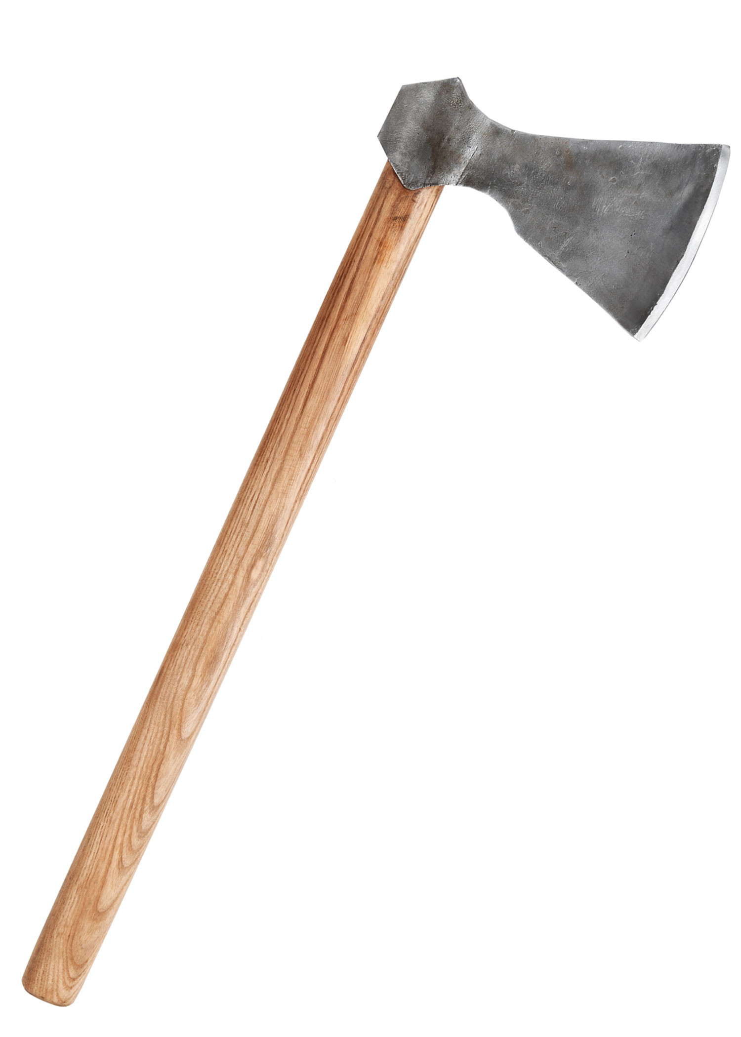 Viking ax with hand forged steel, type F