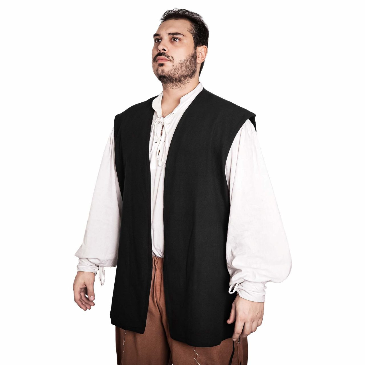 Sea Hunters Pirate Vest - Black