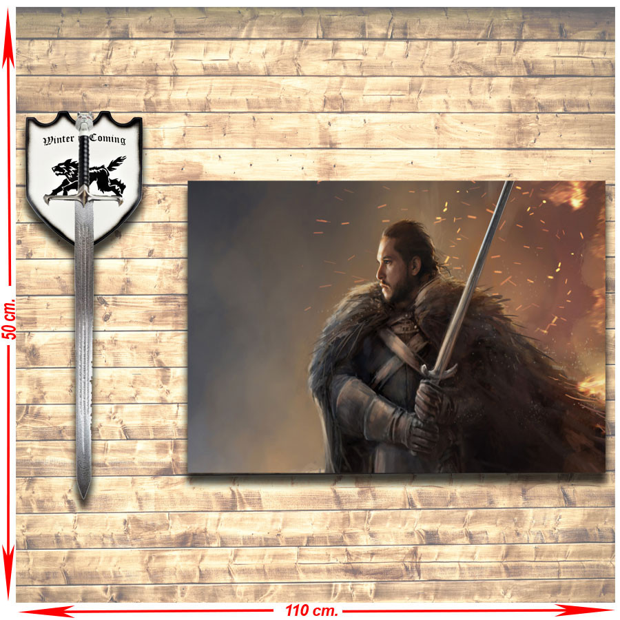 Jon Snow Banner and Sword Pack, Game of Thrones