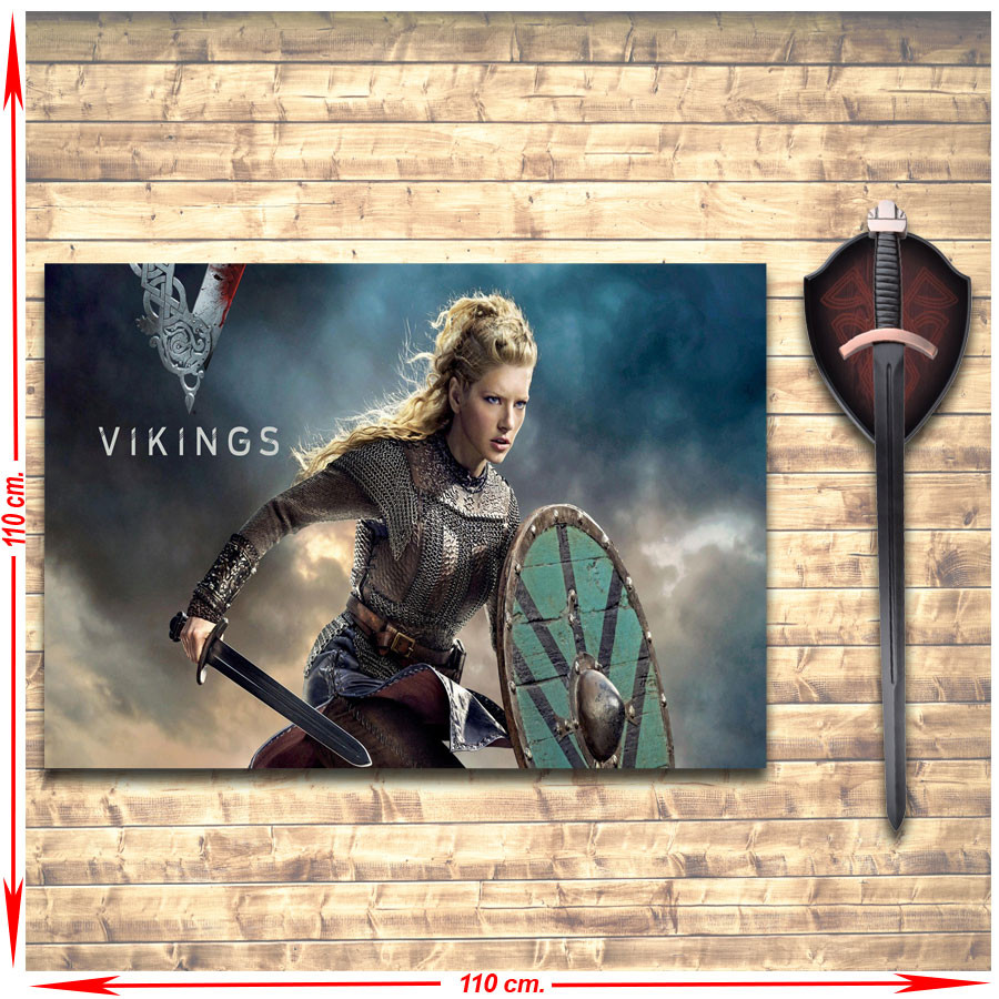 Pack Banner + Sword of Laguertha from the Vikings series