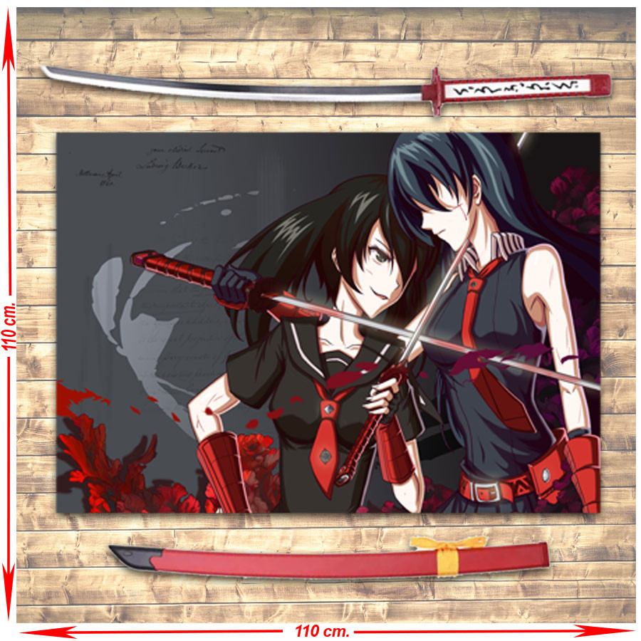 One Cut Killer Banner + Katana Pack: Murasame, Night Raid, De Akame Ga Kill