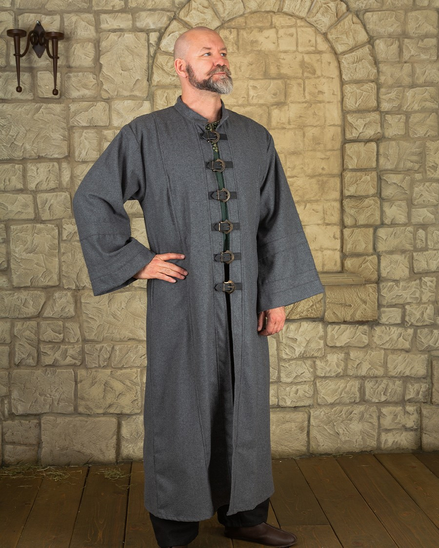 Oberon robe for wizards and clerics - gray