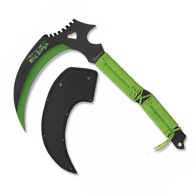 Mad Zombie sickle, blade 19 cms.