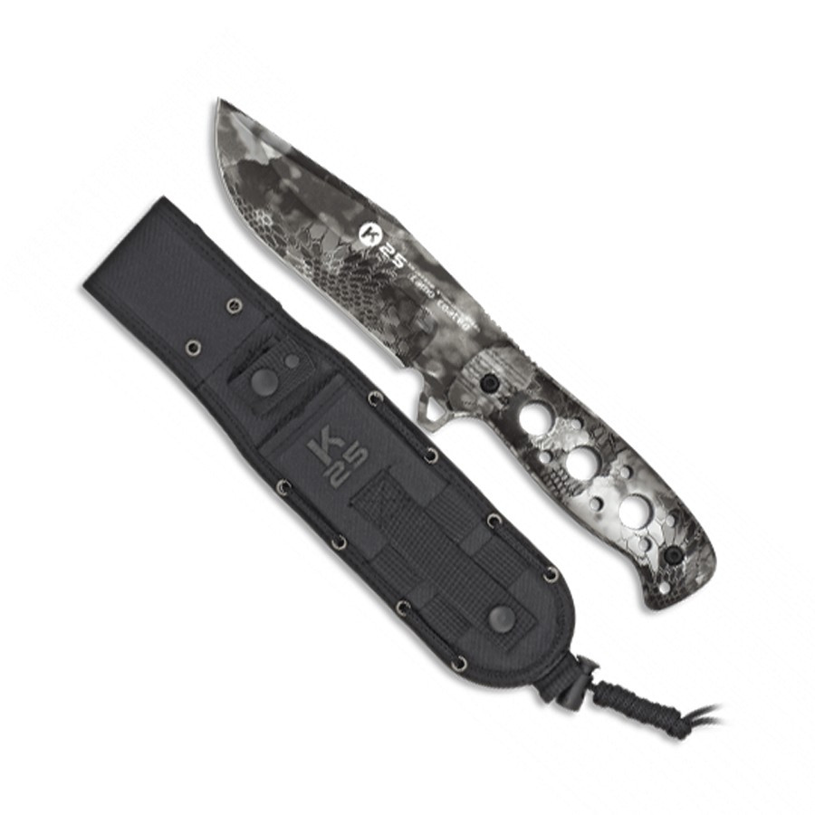 K25 Pyton knife with camo coated blade