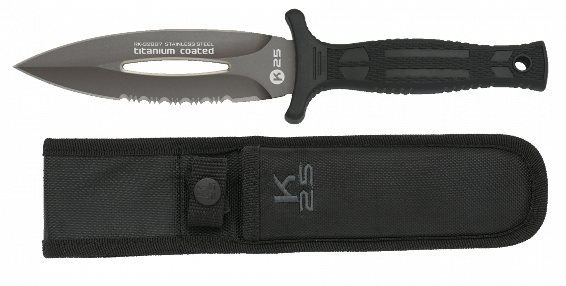 Botero K25 CNC knife with titanium