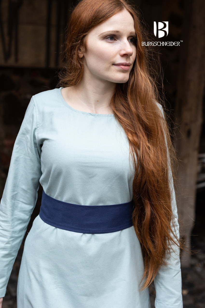 Sieglinde adjustable medieval belt, blue