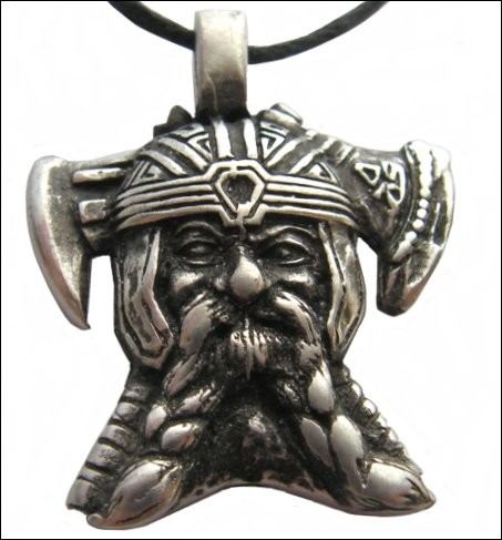 viking chief pendant