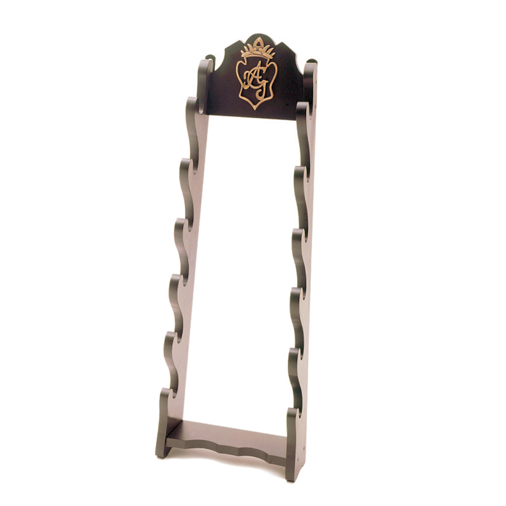 Wall display for 6 pistols or katanas (76x25 cm.)