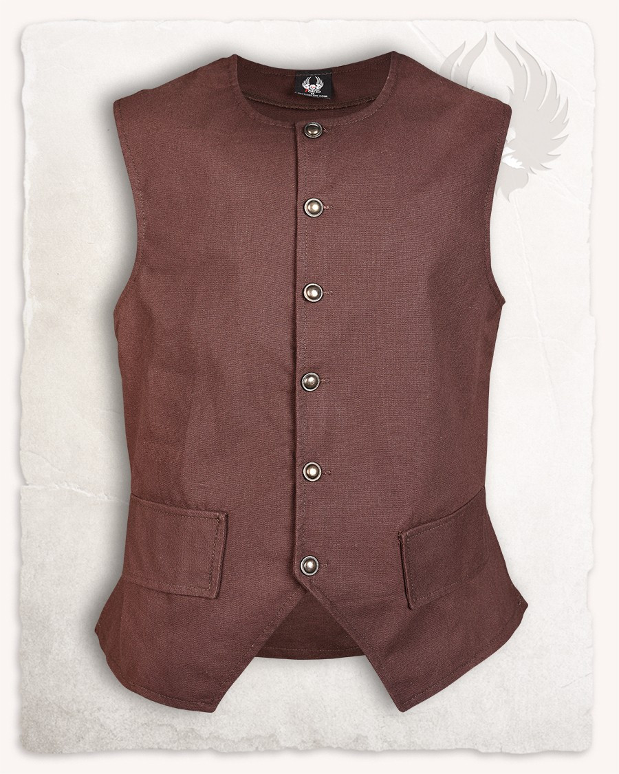 Brown Fletcher pirate vest