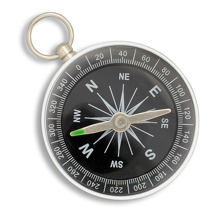 aluminum pocket compass