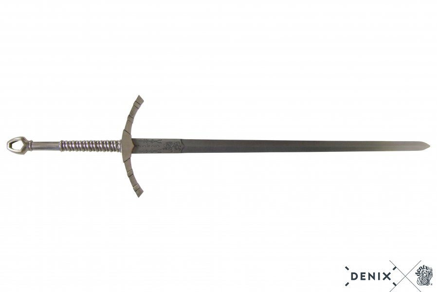 14th century medieval sword with scabbard
