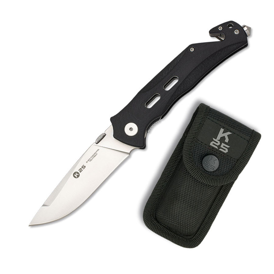 K25 rescue knife with G10 handle (blade 9 cm.)