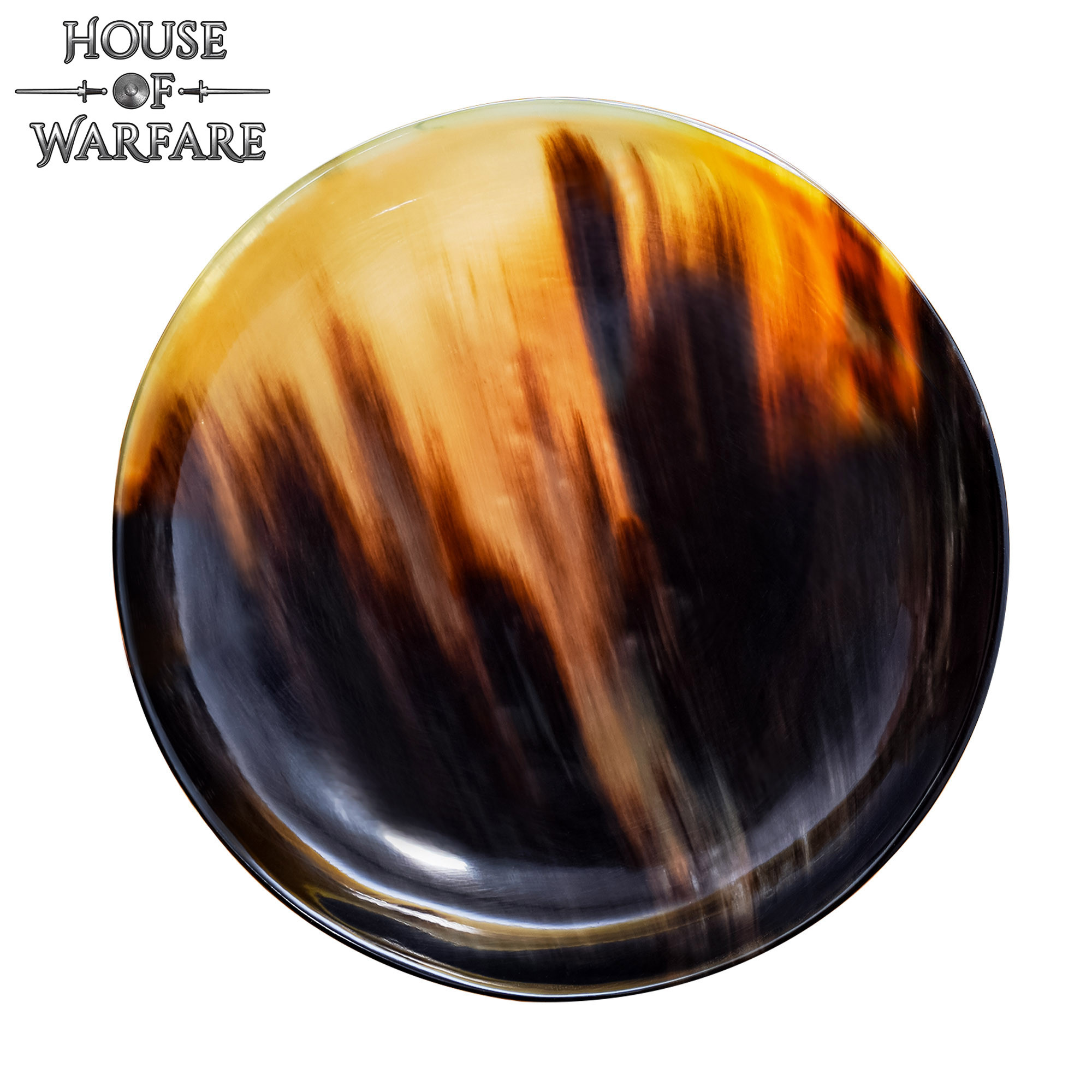 Medieval plate made of horn horn (15 cm.)