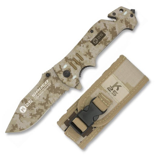K25 brand knife, Siroco model (21.9 cm.)
