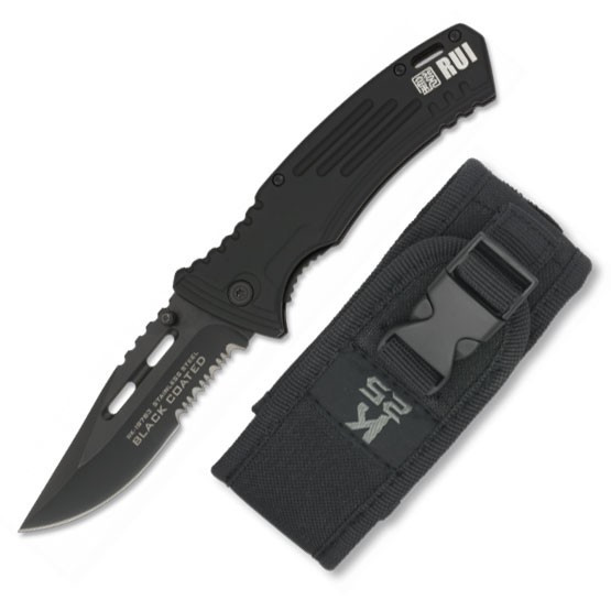 K25 brand tactical knife with saw (21.1 cm.)