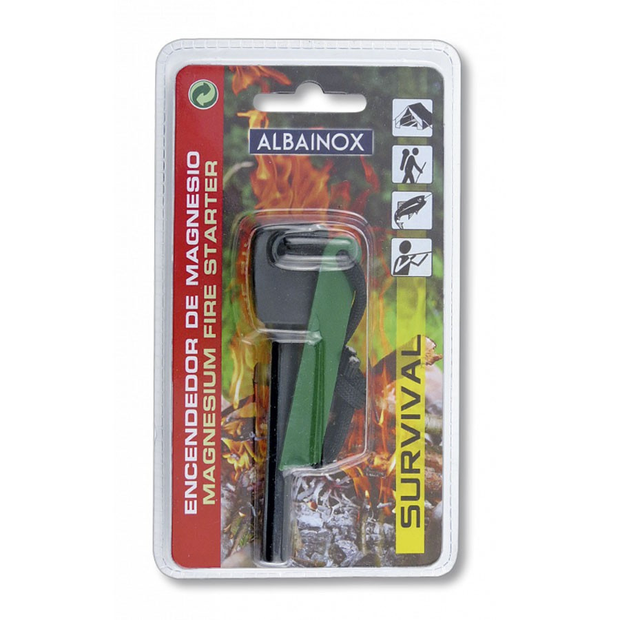 Albainox magnesium flint or lighter