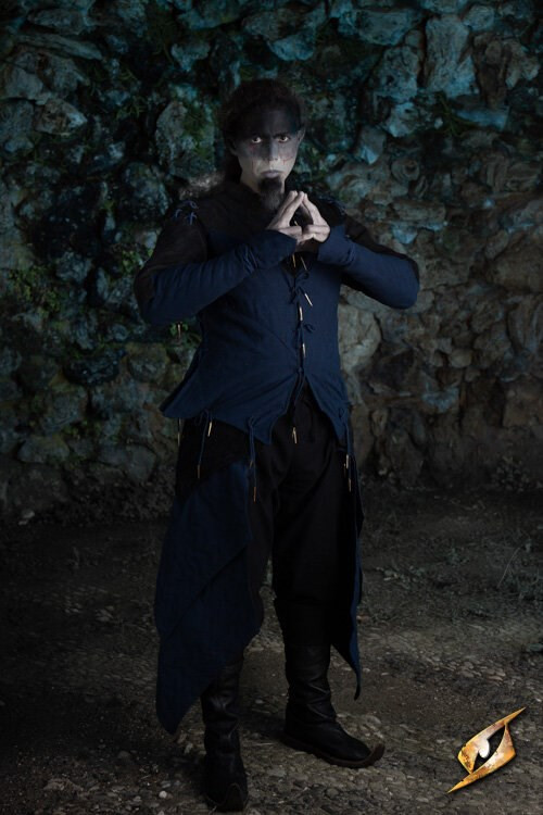 Night Charm Dark Elf Costume (blue-black)