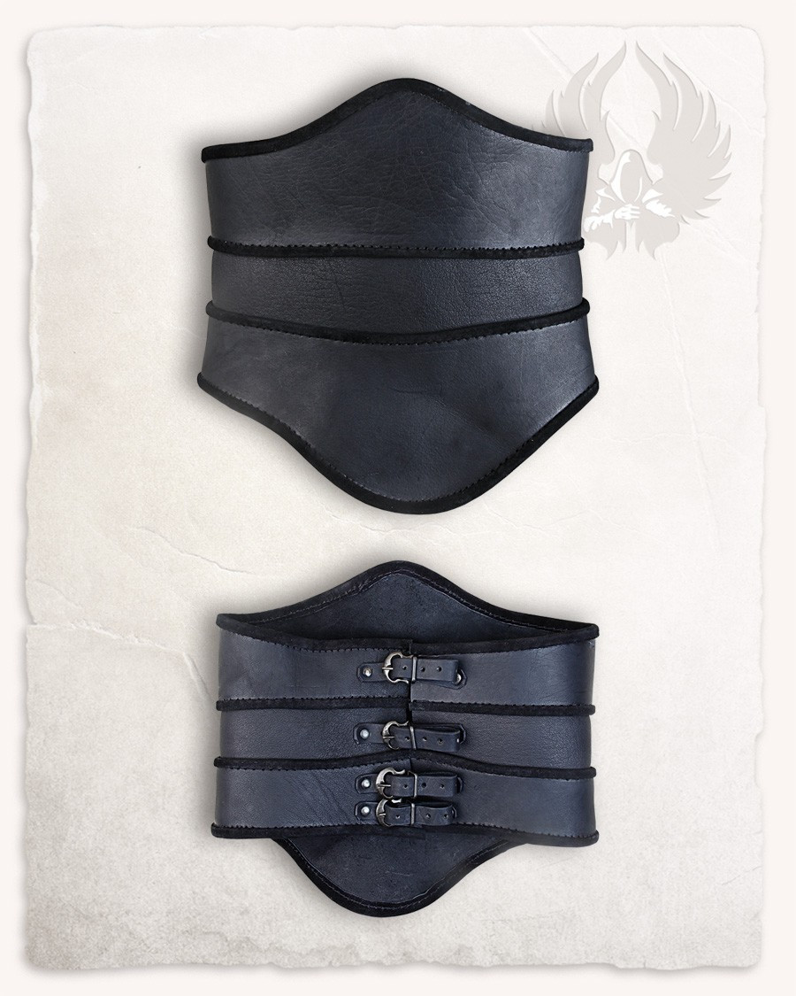 Scarlet Medieval Bodice - Black