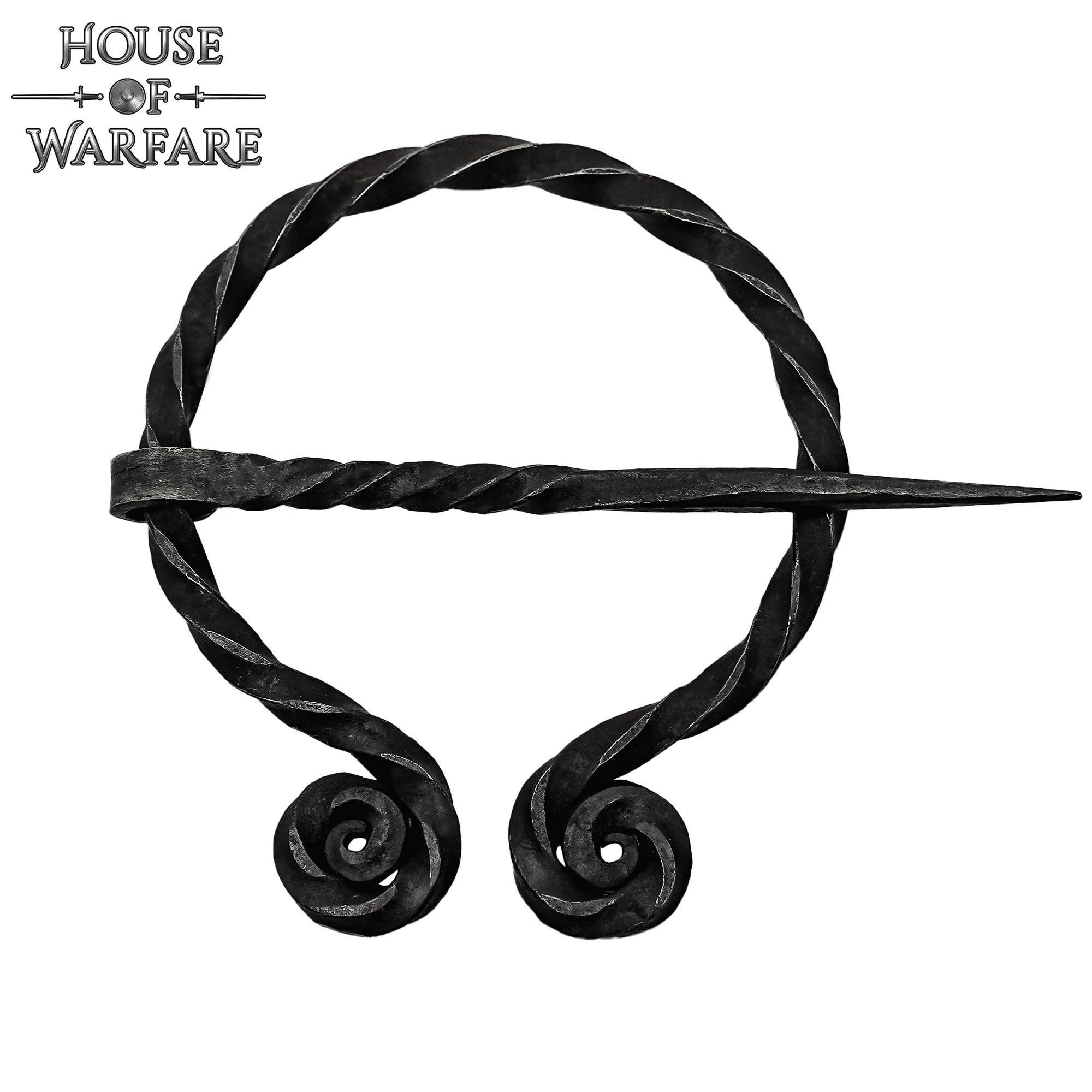 Historical hand forged iron cape closure