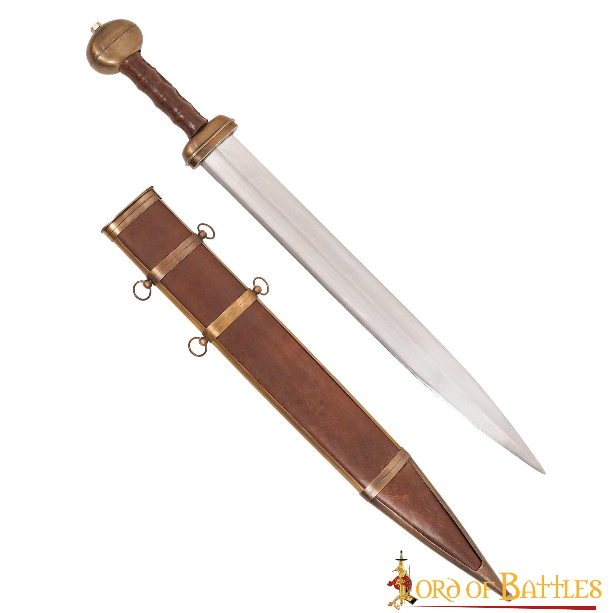 Roman sword type gladius leather sheath