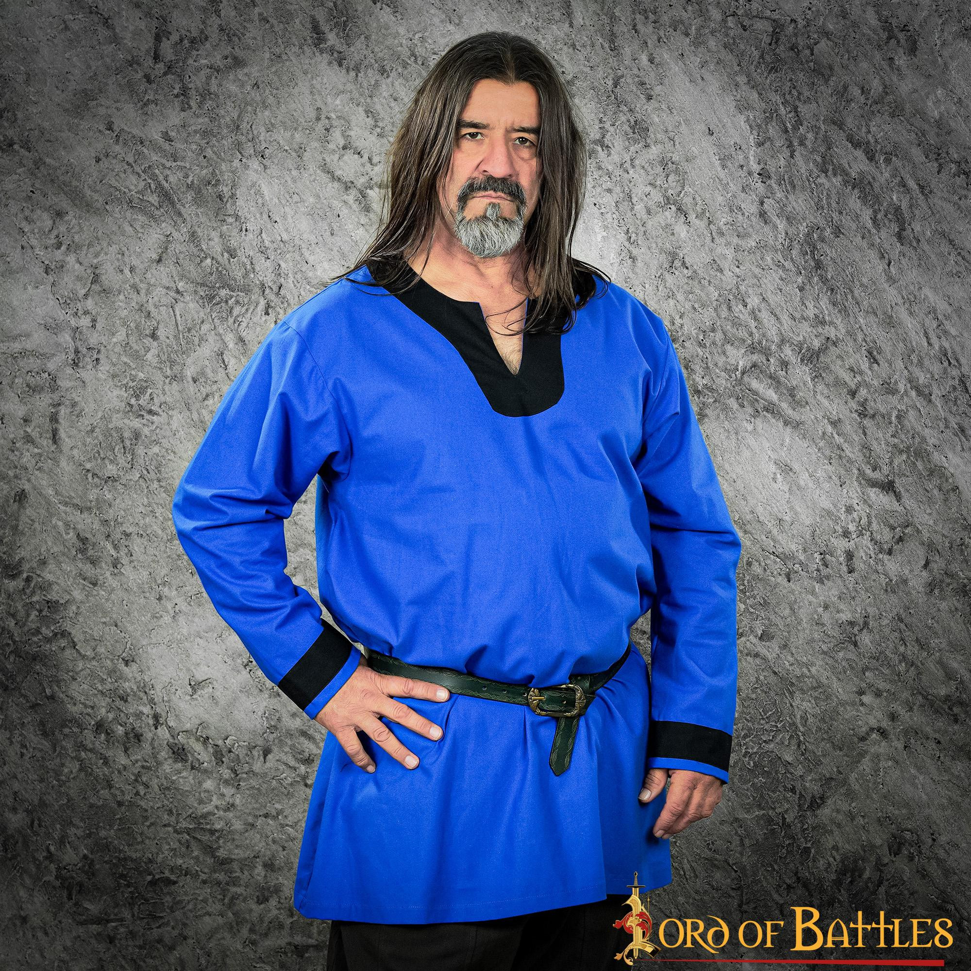 Viking tunic blue-black Sigurd model