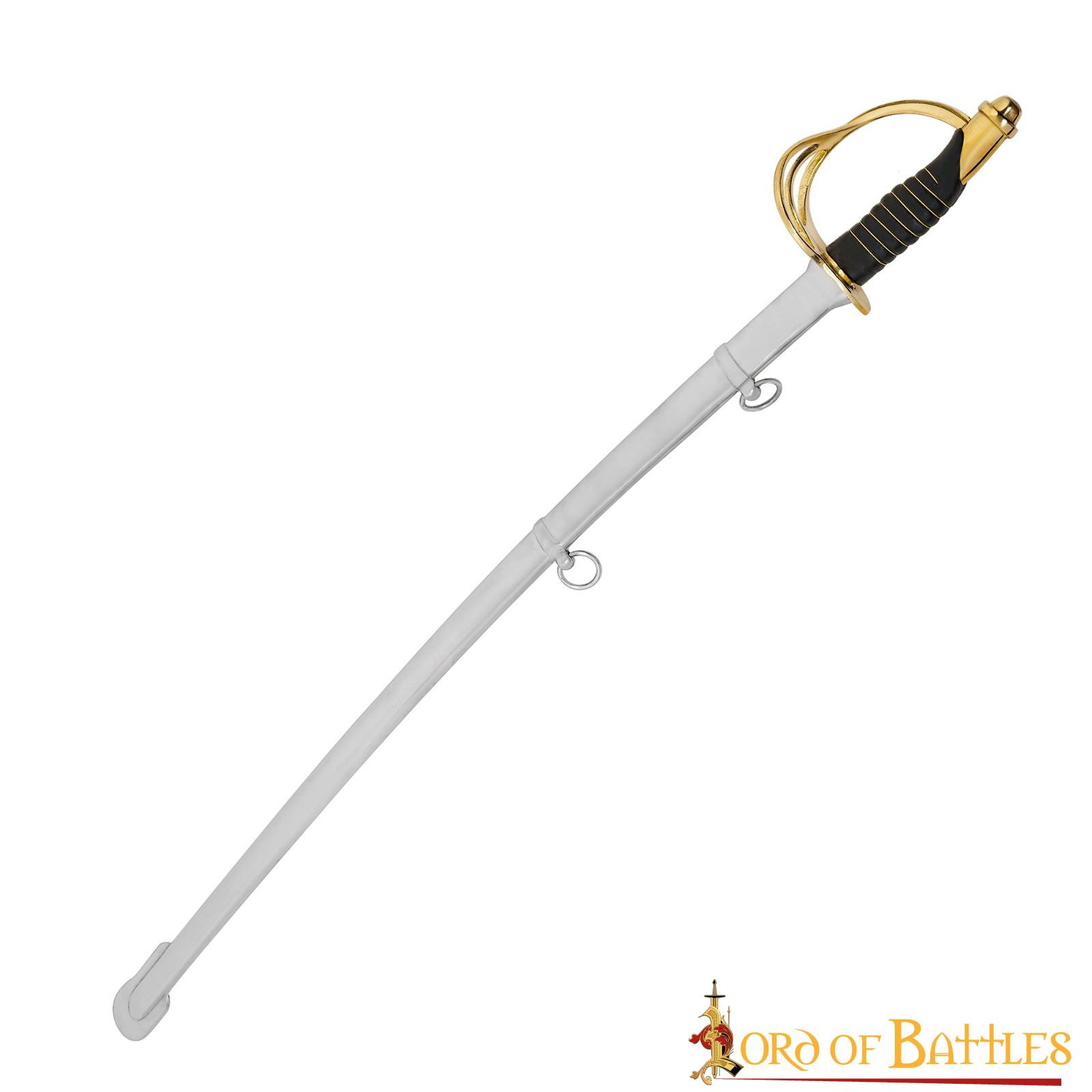 American cavalry saber with steel sheath