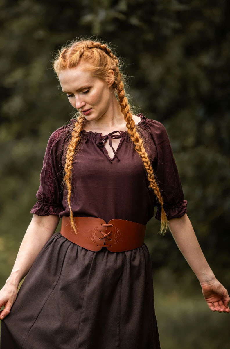 Medieval blouse ties