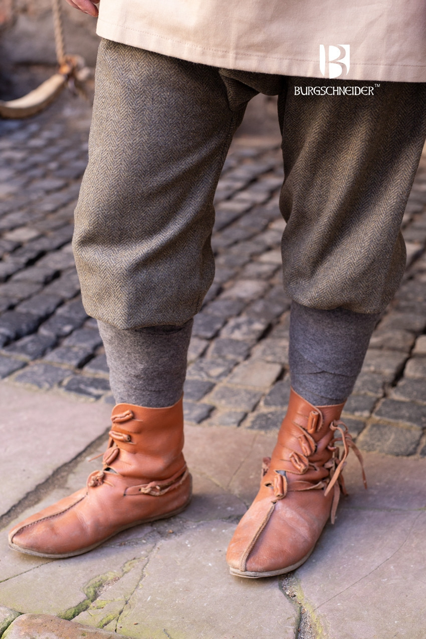 Viking pants model Rus Ivar, Grey-Olive