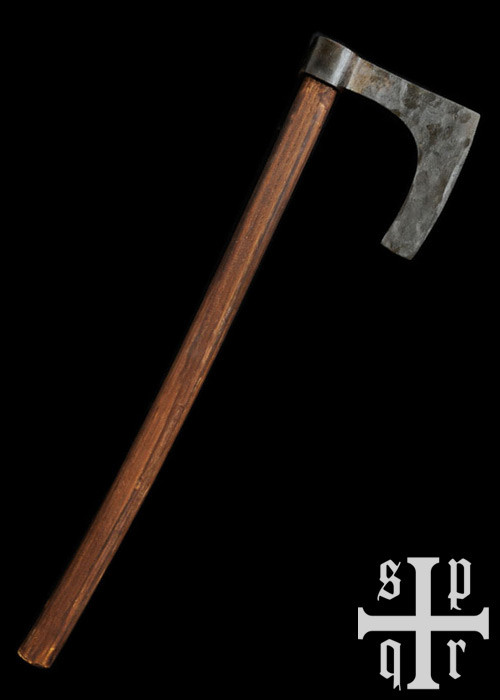 Viking bearded axe, hand forged (74 cm.)