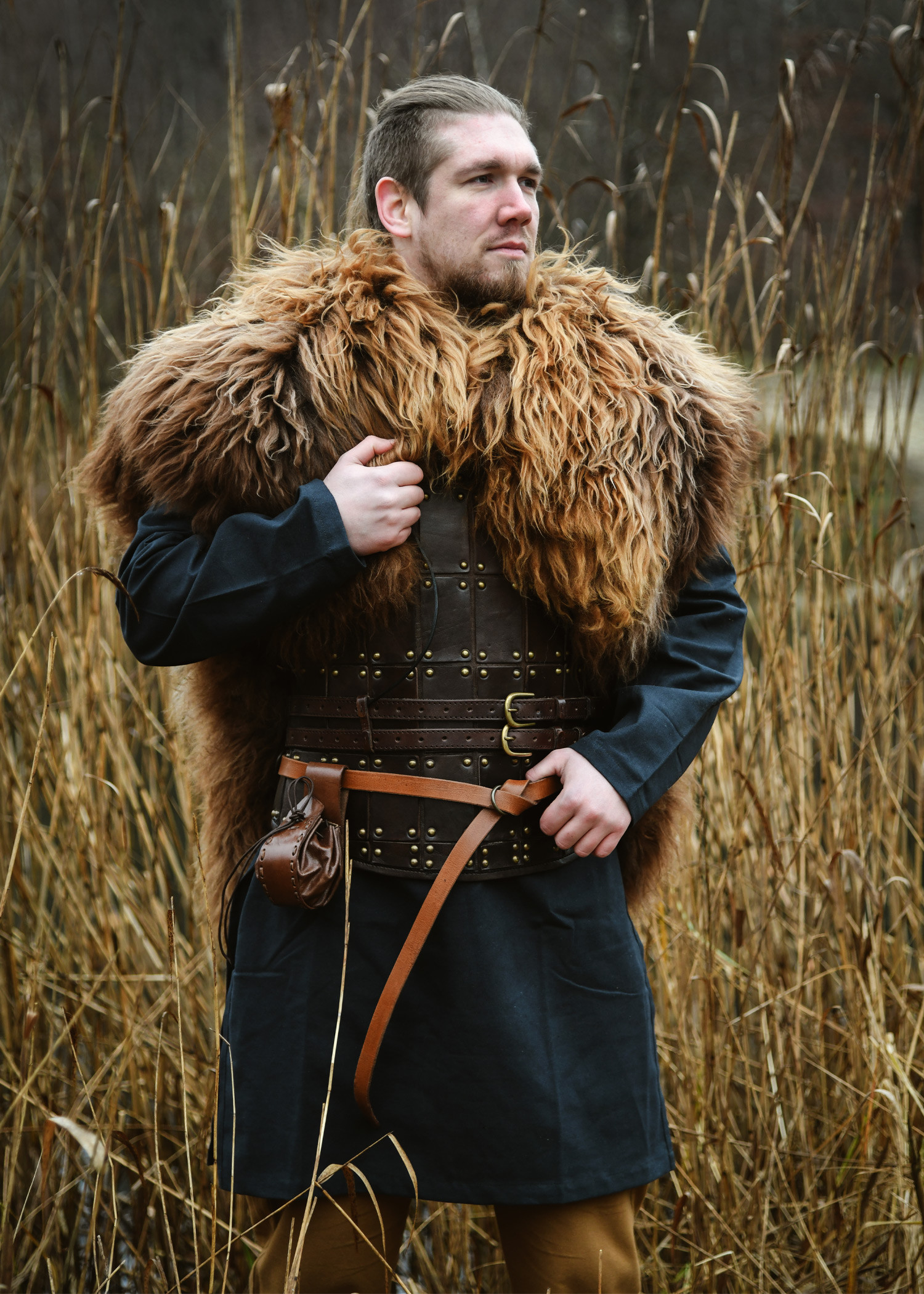 Brown Berserker skin for warriors (130x60 cm.)