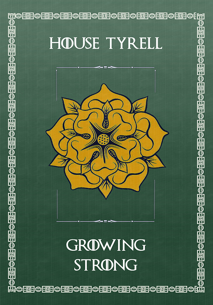 Banner Game of Thrones House Tyrell (70x100 cms.)