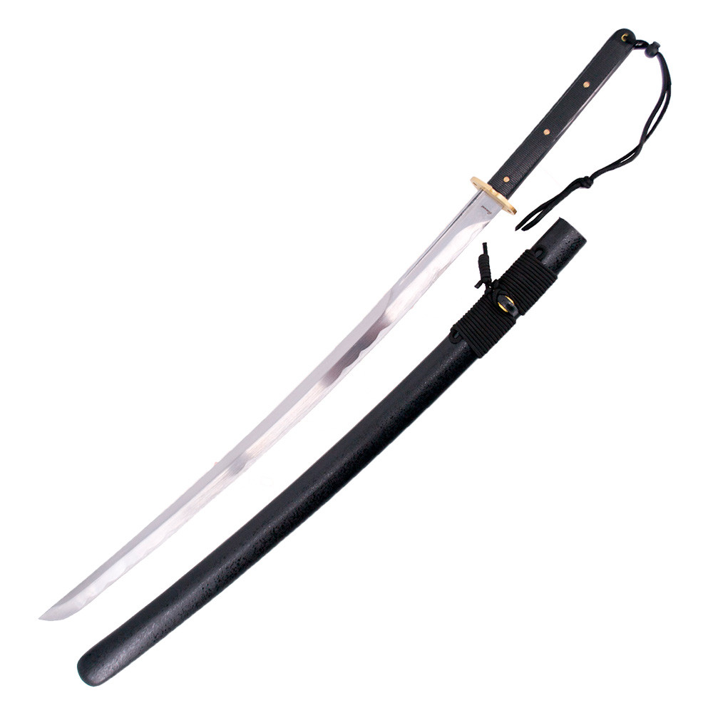 Black katana basic practices 1065 carbon steel blade
